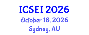 International Conference on Social Entrepreneurship and Innovation (ICSEI) October 18, 2026 - Sydney, Australia International Conference on Social Entrepreneurship and Innovation (ICSEI) October 18, 2026 - Sydney, Australia