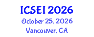 International Conference on Social Entrepreneurship and Innovation (ICSEI) October 25, 2026 - Vancouver, Canada International Conference on Social Entrepreneurship and Innovation (ICSEI) October 25, 2026 - Vancouver, Canada
