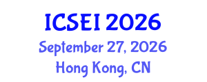 International Conference on Social Entrepreneurship and Innovation (ICSEI) September 27, 2026 - Hong Kong, China International Conference on Social Entrepreneurship and Innovation (ICSEI) September 27, 2026 - Hong Kong, China