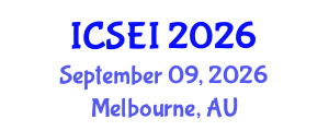 International Conference on Social Entrepreneurship and Innovation (ICSEI) September 09, 2026 - Melbourne, Australia International Conference on Social Entrepreneurship and Innovation (ICSEI) September 09, 2026 - Melbourne, Australia