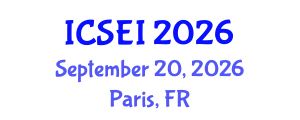 International Conference on Social Entrepreneurship and Innovation (ICSEI) September 20, 2026 - Paris, France International Conference on Social Entrepreneurship and Innovation (ICSEI) September 20, 2026 - Paris, France