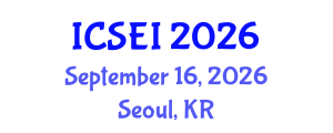 International Conference on Social Entrepreneurship and Innovation (ICSEI) September 16, 2026 - Seoul, Republic of Korea International Conference on Social Entrepreneurship and Innovation (ICSEI) September 16, 2026 - Seoul, Republic of Korea