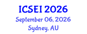 International Conference on Social Entrepreneurship and Innovation (ICSEI) September 06, 2026 - Sydney, Australia International Conference on Social Entrepreneurship and Innovation (ICSEI) September 06, 2026 - Sydney, Australia