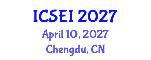 International Conference on Social Entrepreneurship and Innovation (ICSEI) April 10, 2027 - Chengdu, China International Conference on Social Entrepreneurship and Innovation (ICSEI) April 10, 2027 - Chengdu, China