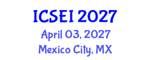International Conference on Social Entrepreneurship and Innovation (ICSEI) April 03, 2027 - Mexico City, Mexico International Conference on Social Entrepreneurship and Innovation (ICSEI) April 03, 2027 - Mexico City, Mexico