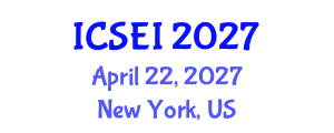 International Conference on Social Entrepreneurship and Innovation (ICSEI) April 22, 2027 - New York, United States International Conference on Social Entrepreneurship and Innovation (ICSEI) April 22, 2027 - New York, United States