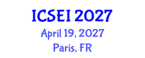 International Conference on Social Entrepreneurship and Innovation (ICSEI) April 19, 2027 - Paris, France International Conference on Social Entrepreneurship and Innovation (ICSEI) April 19, 2027 - Paris, France