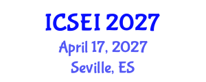 International Conference on Social Entrepreneurship and Innovation (ICSEI) April 17, 2027 - Seville, Spain International Conference on Social Entrepreneurship and Innovation (ICSEI) April 17, 2027 - Seville, Spain