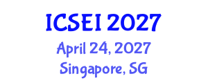 International Conference on Social Entrepreneurship and Innovation (ICSEI) April 24, 2027 - Singapore, Singapore International Conference on Social Entrepreneurship and Innovation (ICSEI) April 24, 2027 - Singapore, Singapore