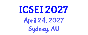 International Conference on Social Entrepreneurship and Innovation (ICSEI) April 24, 2027 - Sydney, Australia International Conference on Social Entrepreneurship and Innovation (ICSEI) April 24, 2027 - Sydney, Australia