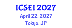 International Conference on Social Entrepreneurship and Innovation (ICSEI) April 22, 2027 - Tokyo, Japan International Conference on Social Entrepreneurship and Innovation (ICSEI) April 22, 2027 - Tokyo, Japan