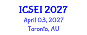 International Conference on Social Entrepreneurship and Innovation (ICSEI) April 03, 2027 - Toronto, Australia International Conference on Social Entrepreneurship and Innovation (ICSEI) April 03, 2027 - Toronto, Australia
