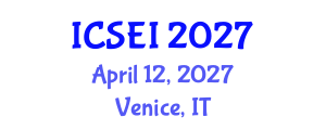International Conference on Social Entrepreneurship and Innovation (ICSEI) April 12, 2027 - Venice, Italy International Conference on Social Entrepreneurship and Innovation (ICSEI) April 12, 2027 - Venice, Italy