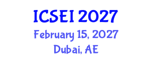International Conference on Social Entrepreneurship and Innovation (ICSEI) February 15, 2027 - Dubai, United Arab Emirates International Conference on Social Entrepreneurship and Innovation (ICSEI) February 15, 2027 - Dubai, United Arab Emirates