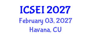 International Conference on Social Entrepreneurship and Innovation (ICSEI) February 03, 2027 - Havana, Cuba International Conference on Social Entrepreneurship and Innovation (ICSEI) February 03, 2027 - Havana, Cuba