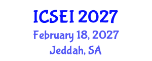 International Conference on Social Entrepreneurship and Innovation (ICSEI) February 18, 2027 - Jeddah, Saudi Arabia International Conference on Social Entrepreneurship and Innovation (ICSEI) February 18, 2027 - Jeddah, Saudi Arabia