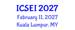 International Conference on Social Entrepreneurship and Innovation (ICSEI) February 11, 2027 - Kuala Lumpur, Malaysia International Conference on Social Entrepreneurship and Innovation (ICSEI) February 11, 2027 - Kuala Lumpur, Malaysia
