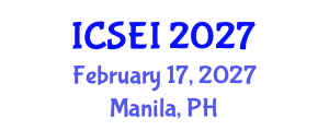 International Conference on Social Entrepreneurship and Innovation (ICSEI) February 17, 2027 - Manila, Philippines