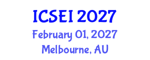 International Conference on Social Entrepreneurship and Innovation (ICSEI) February 01, 2027 - Melbourne, Australia International Conference on Social Entrepreneurship and Innovation (ICSEI) February 01, 2027 - Melbourne, Australia