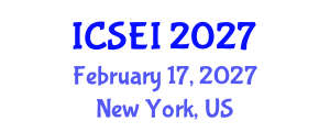 International Conference on Social Entrepreneurship and Innovation (ICSEI) February 17, 2027 - New York, United States International Conference on Social Entrepreneurship and Innovation (ICSEI) February 17, 2027 - New York, United States