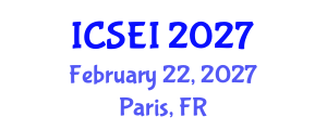 International Conference on Social Entrepreneurship and Innovation (ICSEI) February 22, 2027 - Paris, France International Conference on Social Entrepreneurship and Innovation (ICSEI) February 22, 2027 - Paris, France