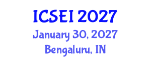 International Conference on Social Entrepreneurship and Innovation (ICSEI) January 30, 2027 - Bengaluru, India International Conference on Social Entrepreneurship and Innovation (ICSEI) January 30, 2027 - Bengaluru, India