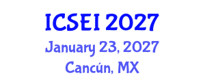 International Conference on Social Entrepreneurship and Innovation (ICSEI) January 23, 2027 - Cancún, Mexico International Conference on Social Entrepreneurship and Innovation (ICSEI) January 23, 2027 - Cancún, Mexico