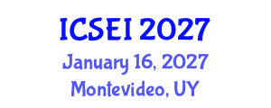 International Conference on Social Entrepreneurship and Innovation (ICSEI) January 16, 2027 - Montevideo, Uruguay International Conference on Social Entrepreneurship and Innovation (ICSEI) January 16, 2027 - Montevideo, Uruguay