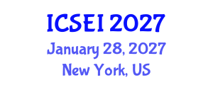 International Conference on Social Entrepreneurship and Innovation (ICSEI) January 28, 2027 - New York, United States International Conference on Social Entrepreneurship and Innovation (ICSEI) January 28, 2027 - New York, United States