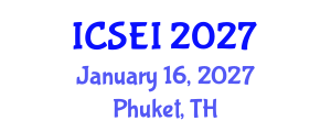 International Conference on Social Entrepreneurship and Innovation (ICSEI) January 16, 2027 - Phuket, Thailand International Conference on Social Entrepreneurship and Innovation (ICSEI) January 16, 2027 - Phuket, Thailand