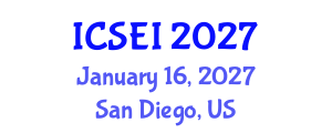 International Conference on Social Entrepreneurship and Innovation (ICSEI) January 16, 2027 - San Diego, United States International Conference on Social Entrepreneurship and Innovation (ICSEI) January 16, 2027 - San Diego, United States