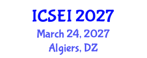 International Conference on Social Entrepreneurship and Innovation (ICSEI) March 24, 2027 - Algiers, Algeria International Conference on Social Entrepreneurship and Innovation (ICSEI) March 24, 2027 - Algiers, Algeria