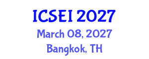 International Conference on Social Entrepreneurship and Innovation (ICSEI) March 08, 2027 - Bangkok, Thailand International Conference on Social Entrepreneurship and Innovation (ICSEI) March 08, 2027 - Bangkok, Thailand