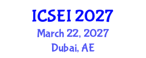 International Conference on Social Entrepreneurship and Innovation (ICSEI) March 22, 2027 - Dubai, United Arab Emirates International Conference on Social Entrepreneurship and Innovation (ICSEI) March 22, 2027 - Dubai, United Arab Emirates