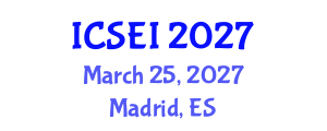International Conference on Social Entrepreneurship and Innovation (ICSEI) March 25, 2027 - Madrid, Spain International Conference on Social Entrepreneurship and Innovation (ICSEI) March 25, 2027 - Madrid, Spain