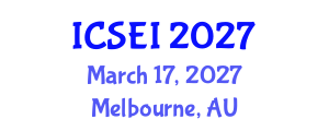 International Conference on Social Entrepreneurship and Innovation (ICSEI) March 17, 2027 - Melbourne, Australia International Conference on Social Entrepreneurship and Innovation (ICSEI) March 17, 2027 - Melbourne, Australia