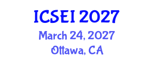 International Conference on Social Entrepreneurship and Innovation (ICSEI) March 24, 2027 - Ottawa, Canada International Conference on Social Entrepreneurship and Innovation (ICSEI) March 24, 2027 - Ottawa, Canada