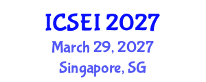 International Conference on Social Entrepreneurship and Innovation (ICSEI) March 29, 2027 - Singapore, Singapore International Conference on Social Entrepreneurship and Innovation (ICSEI) March 29, 2027 - Singapore, Singapore