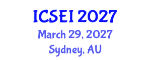 International Conference on Social Entrepreneurship and Innovation (ICSEI) March 29, 2027 - Sydney, Australia International Conference on Social Entrepreneurship and Innovation (ICSEI) March 29, 2027 - Sydney, Australia