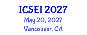 International Conference on Social Entrepreneurship and Innovation (ICSEI) May 20, 2027 - Vancouver, Canada International Conference on Social Entrepreneurship and Innovation (ICSEI) May 20, 2027 - Vancouver, Canada