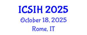 International Conference on Social Inequality and Health (ICSIH) October 18, 2025 - Rome, Italy