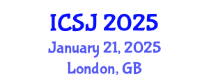 International Conference on Social Justice (ICSJ) January 21, 2025 - London, United Kingdom