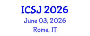 International Conference on Social Justice (ICSJ) June 03, 2026 - Rome, Italy