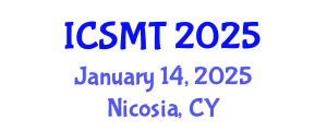 International Conference on Social Media and Technology (ICSMT) January 14, 2025 - Nicosia, Cyprus