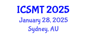International Conference on Social Media and Technology (ICSMT) January 28, 2025 - Sydney, Australia