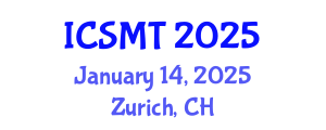 International Conference on Social Media and Technology (ICSMT) January 14, 2025 - Zurich, Switzerland