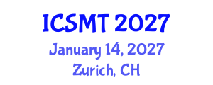 International Conference on Social Media and Technology (ICSMT) January 14, 2027 - Zurich, Switzerland