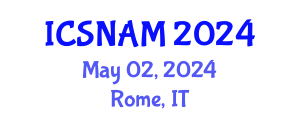 International Conference on Social Network Analysis and Mining (ICSNAM) May 02, 2024 - Rome, Italy
