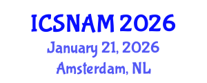 International Conference on Social Network Analysis and Mining (ICSNAM) January 21, 2026 - Amsterdam, Netherlands