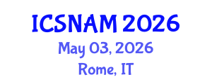 International Conference on Social Network Analysis and Mining (ICSNAM) May 03, 2026 - Rome, Italy